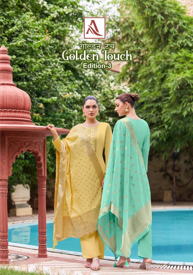Golden Touch Edition-3 Cotton Designer Suits Catalog